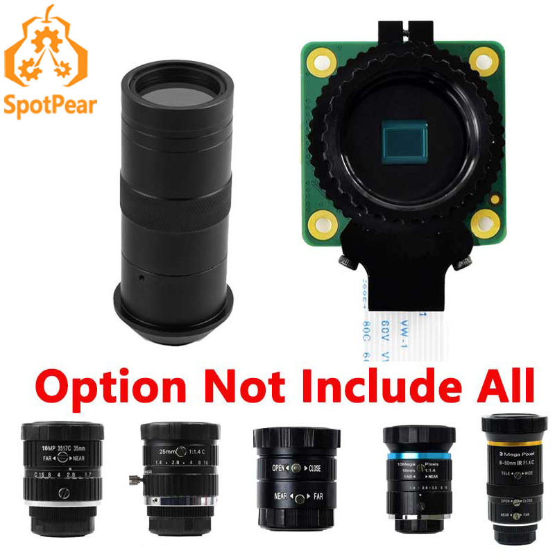 كاميرا Raspberry Pi HQ مقربة ع - مراجعة Raspberry Pi Global Shutter Camera Imx296 وسعره